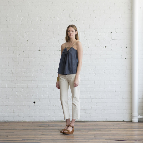 A Detacher Tina Top Denim - SOLD OUT A Detacher Tina Top Denim - SOLD OUT