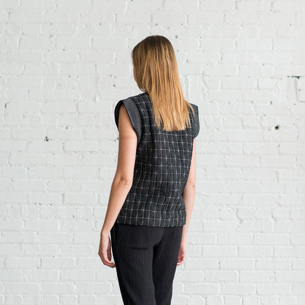 Anaak Shashiko Quilted Vest Anaak Shashiko Quilted Vest