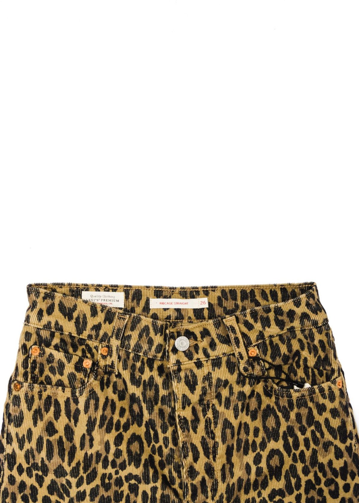 levi's ribcage leopard