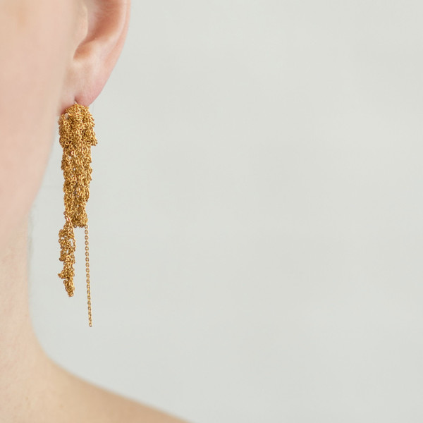 Arielle De Pinto Drip Earrings Gold Arielle De Pinto Drip Earrings Gold