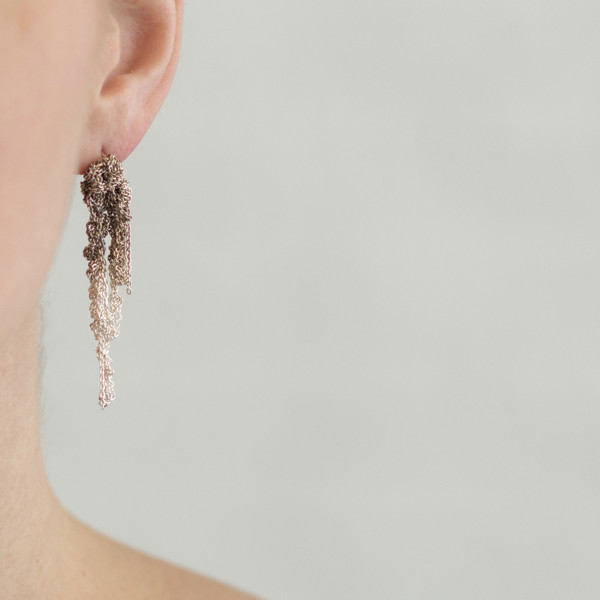 Arielle De Pinto Drip Earrings Silver Gradient - SOLD OUT Arielle De Pinto Drip Earrings Silver Gradient - SOLD OUT
