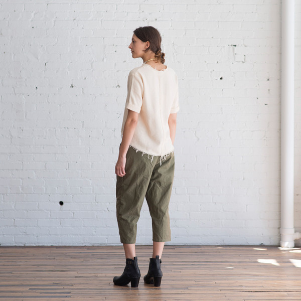 Black Crane Wide Top Cream - SOLD OUT Black Crane Wide Top Cream - SOLD OUT