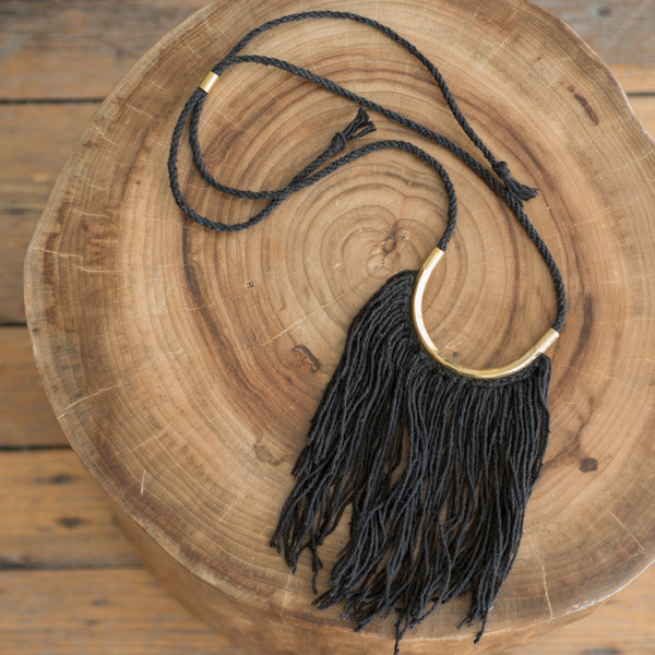 Erin Considine Lunate Fringe Necklace - SOLD OUT Erin Considine Lunate Fringe Necklace - SOLD OUT