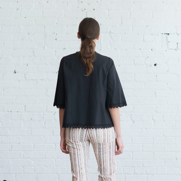 Isabel Marant Etoile Dill Top Black $410 Isabel Marant Etoile Dill Top Black $410