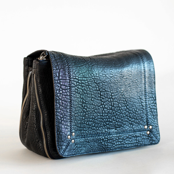 Jerome Dreyfuss Igor Navy Petrole Lambskin Jerome Dreyfuss Igor Navy Petrole Lambskin