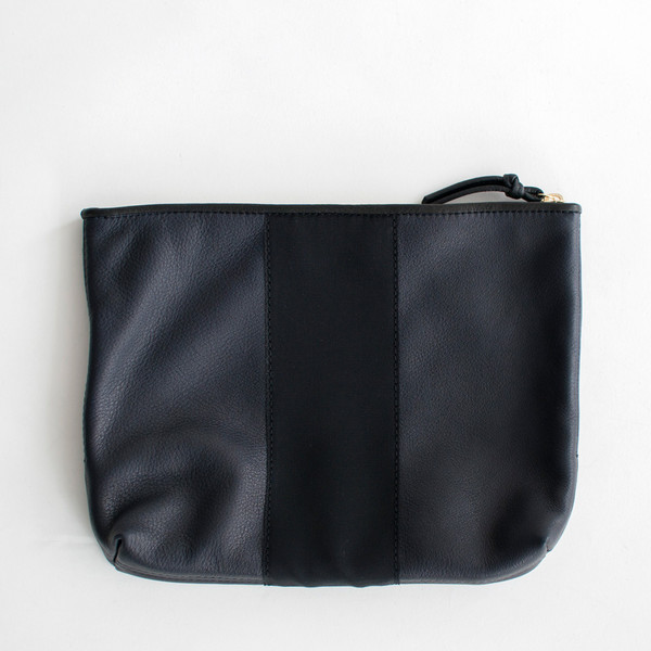 Kempton & Co Grosgrain Pouch Navy Kempton & Co Grosgrain Pouch Navy