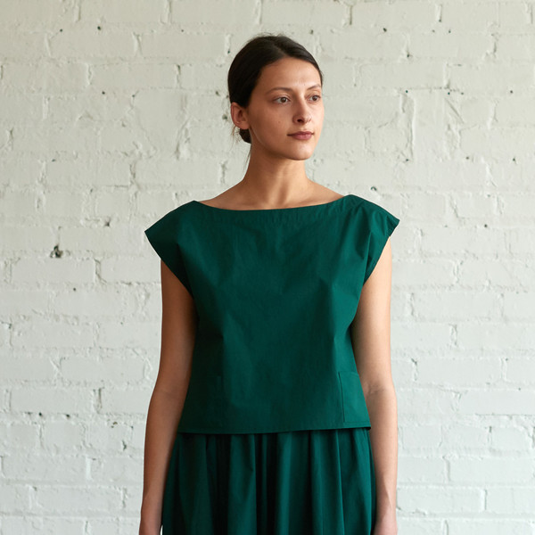 M. Patmos Alma Poplin Top M. Patmos Alma Poplin Top