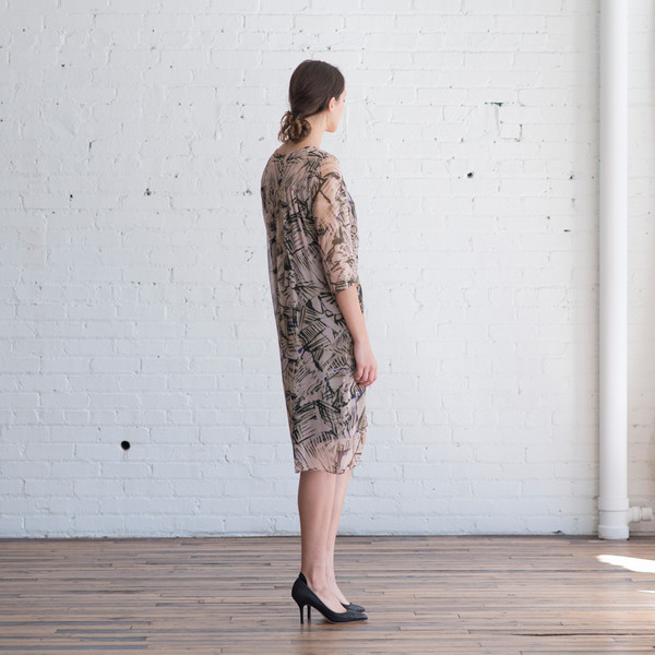 Megan Park Dawn Silk Draped Dress Megan Park Dawn Silk Draped Dress