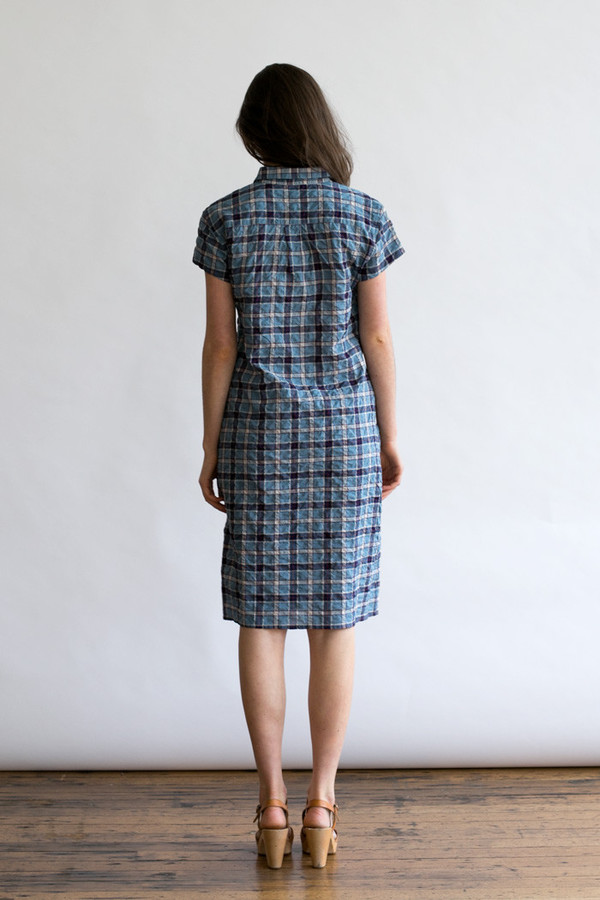 Bridge & Burn Tayler Blue Plaid Bridge & Burn Tayler Blue Plaid