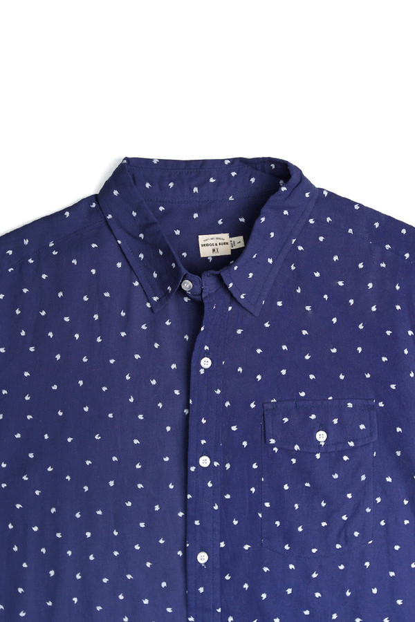Men's Bridge & Burn Thomas Navy Print Men's Bridge & Burn Thomas Navy Print