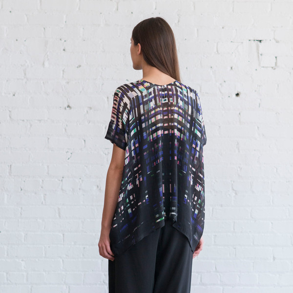 Megan Park Zahara Chiffon Top Megan Park Zahara Chiffon Top