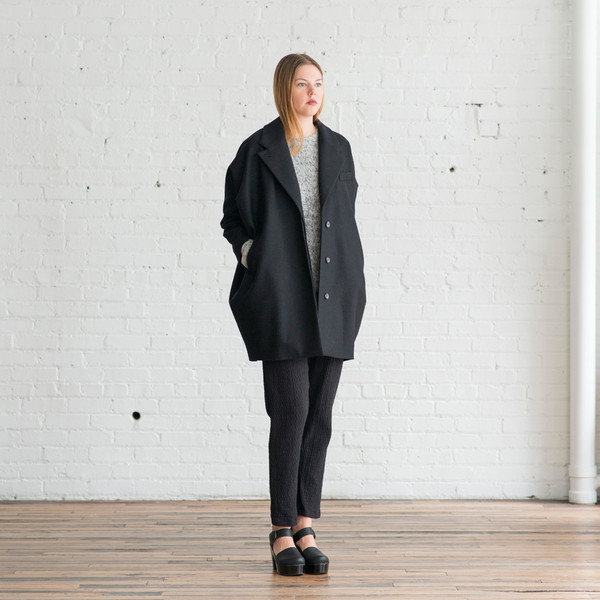 MM6 by Maison Martin Margiela Plain Felt Coat - SOLD OUT MM6 by Maison Martin Margiela Plain Felt Coat - SOLD OUT