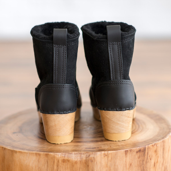 No. 6 5-Inch Shearling Boot on Mid Heel Platform - SOLD OUT No. 6 5-Inch Shearling Boot on Mid Heel Platform - SOLD OUT
