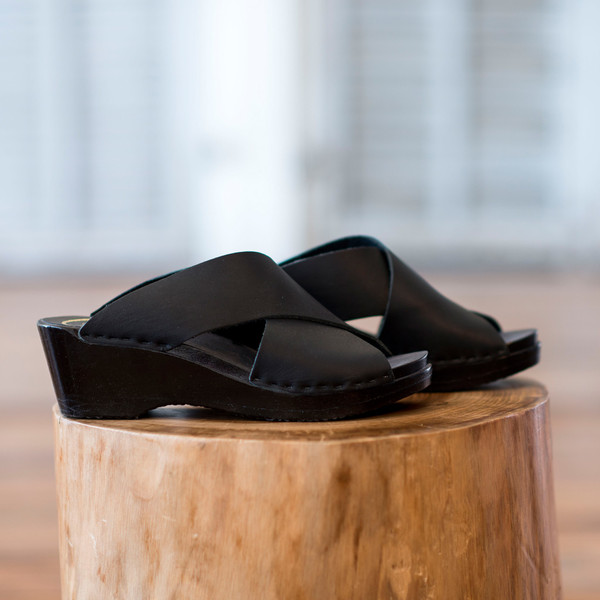 No. 6 Frida Mid Wedge Clog No. 6 Frida Mid Wedge Clog