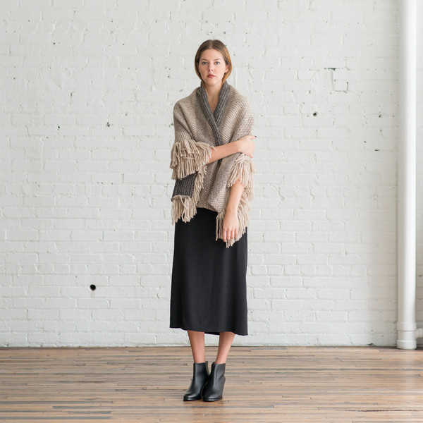 Rachel Comey Fringe Wrap Taupe - SOLD OUT Rachel Comey Fringe Wrap Taupe - SOLD OUT
