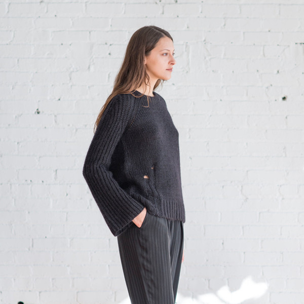Raquel Allegra Bell Sleeve Raglan Sweater Raquel Allegra Bell Sleeve Raglan Sweater