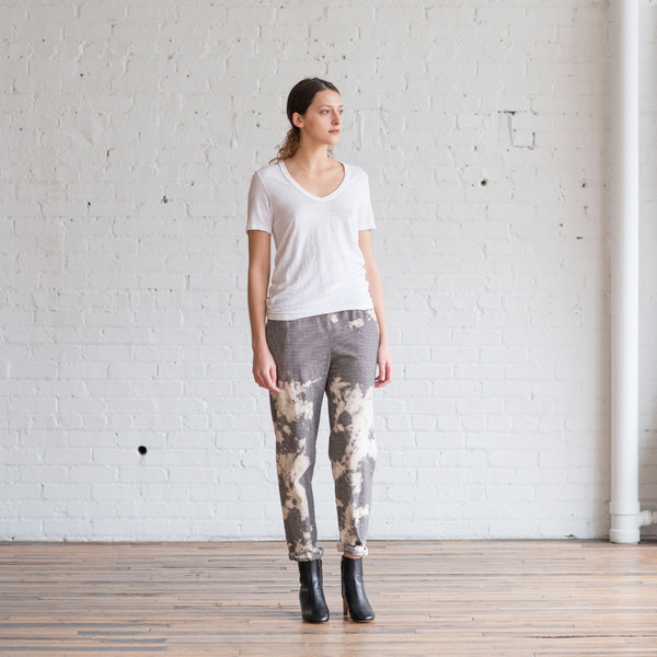 Raquel Allegra Houndstooth Pant Raquel Allegra Houndstooth Pant
