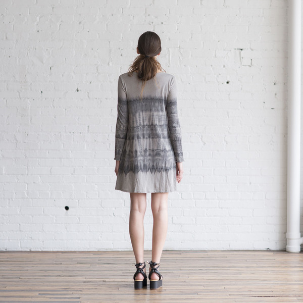 Raquel Allegra Signature Jersey Long Sleeve Bell Dress Raquel Allegra Signature Jersey Long Sleeve Bell Dress