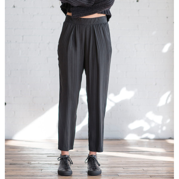 Raquel Allegra Washed Shadow Stripe Easy Pant - SOLD OUT Raquel Allegra Washed Shadow Stripe Easy Pant - SOLD OUT