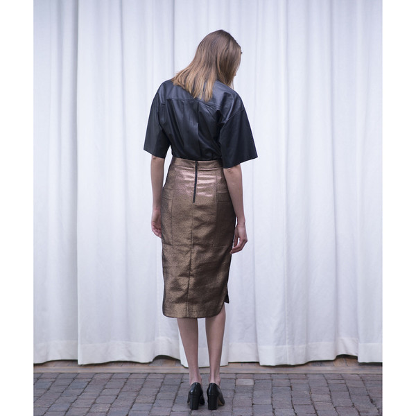 Schai Uti Midi Skirt Copper - SOLD OUT Schai Uti Midi Skirt Copper - SOLD OUT