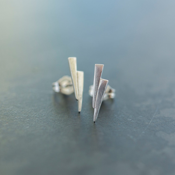 T. Kahres Razor Studs Silver - SOLD OUT T. Kahres Razor Studs Silver - SOLD OUT