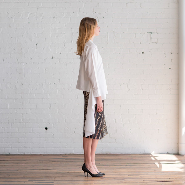 Tome Tiger Stripe Lace Skirt Tome Tiger Stripe Lace Skirt