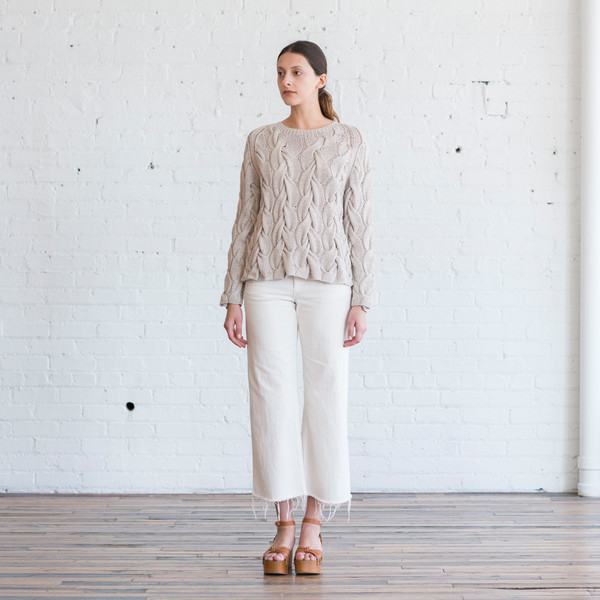 Ulla Johnson Rouen Cable Pullover Ulla Johnson Rouen Cable Pullover