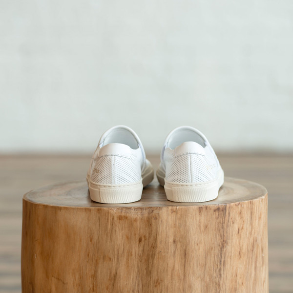 Woman by Common Projects Slip on Perforated Leather Woman by Common Projects Slip on Perforated Leather