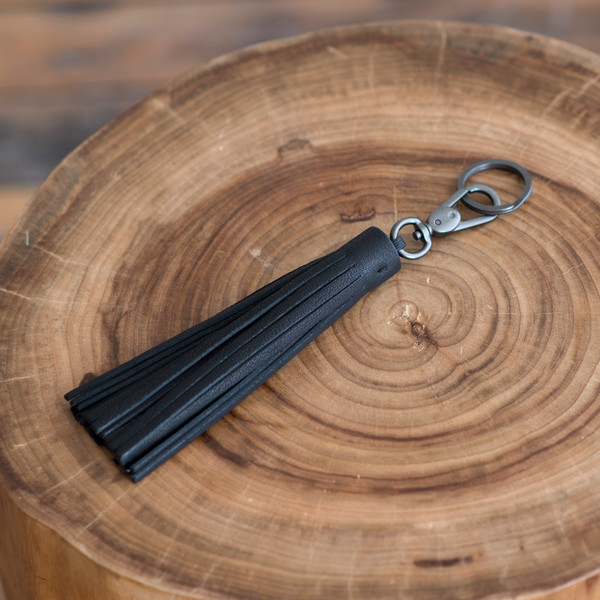 Yvonne Koné Tassel Key Holder Black Yvonne Koné Tassel Key Holder Black