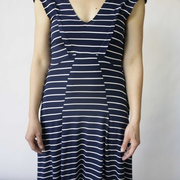 Lizz Basinger Bent Dart A-Line Dress Lizz Basinger Bent Dart A-Line Dress