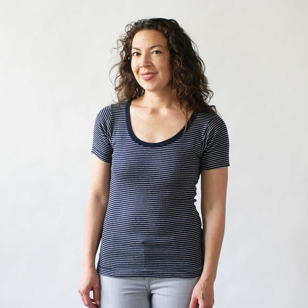 Curator Maisie Tee in Red Stripe Curator Maisie Tee in Red Stripe