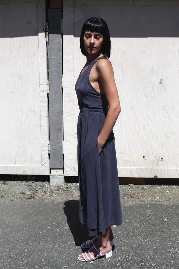 BLACK CRANE JERSEY LONG DRESS BLACK CRANE JERSEY LONG DRESS