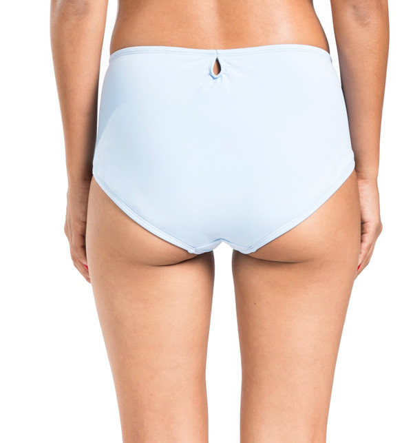 BETH RICHARDS Brigitte Bottom - Chambray CLASSIC HIGH WAIST, HITS BELLY BUTTON BETH RICHARDS Brigitte Bottom - Chambray CLASSIC HIGH WAIST, HITS BELLY BUTTON