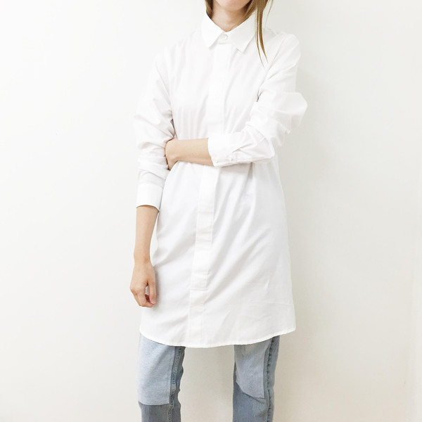 Shelby Steiner Button Down Shirt Dress Shelby Steiner Button Down Shirt Dress