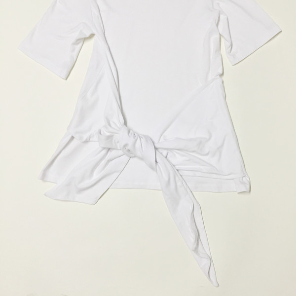 Shelby Steiner White Tie Top Shelby Steiner White Tie Top