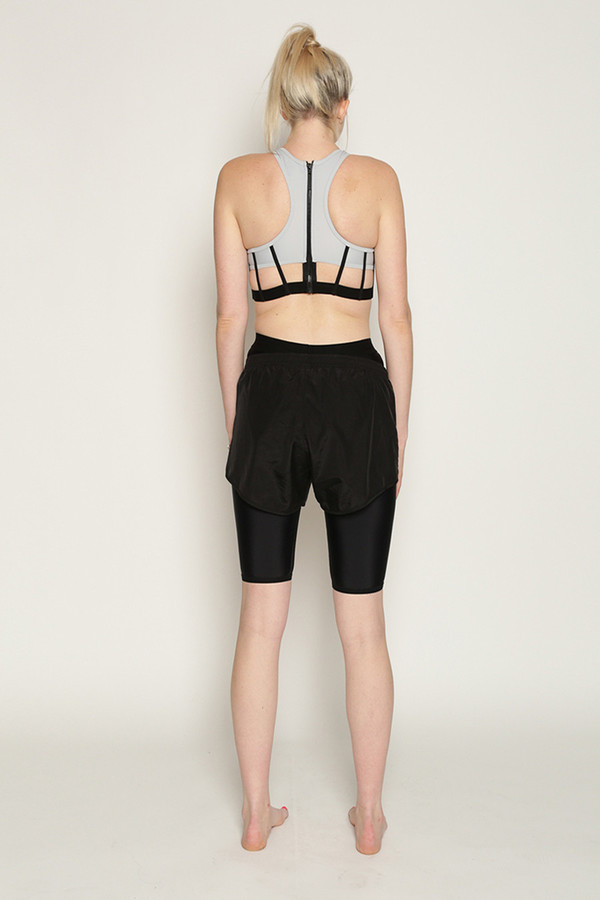 Chromat Elite Sports Bra in Black/Grey Chromat Elite Sports Bra in Black/Grey