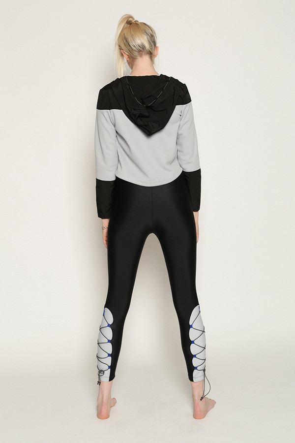 Chromat Grand Prix Jacket in Grey/Black Chromat Grand Prix Jacket in Grey/Black