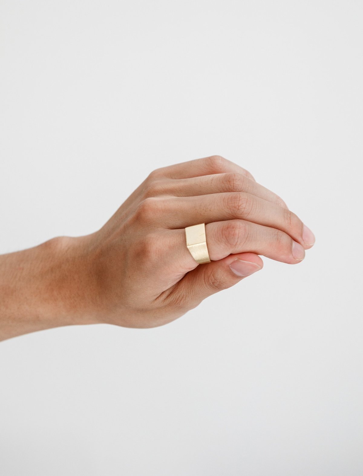 All Blues Platform Ring - Gold | Garmentory 海外お取寄せ商品 All Blues Platform Ring リング