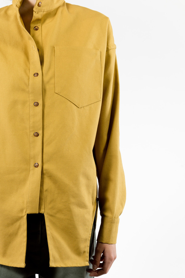 Eckhaus Latta Canvas Button Down Eckhaus Latta Canvas Button Down