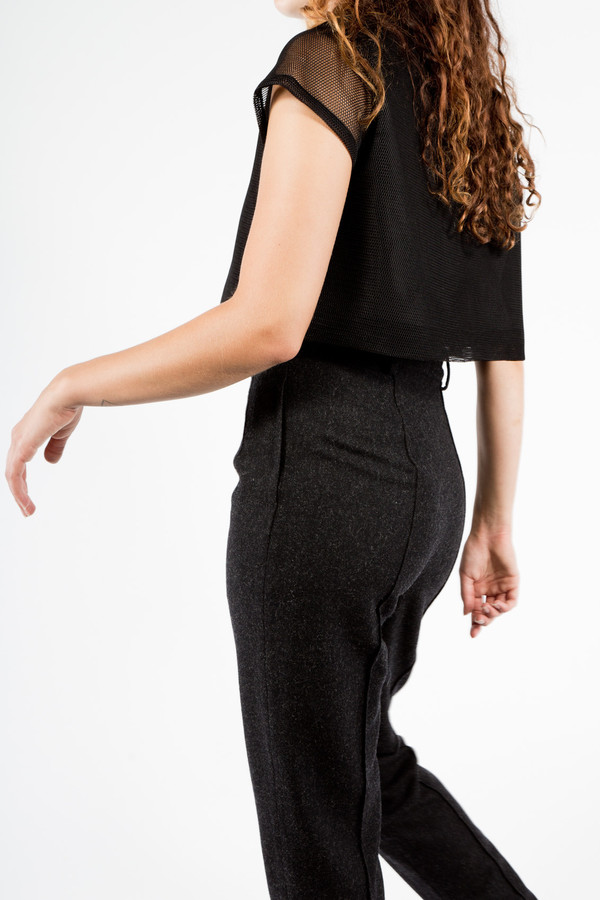 7115 by Szeki Fishnet Cropped Top 7115 by Szeki Fishnet Cropped Top
