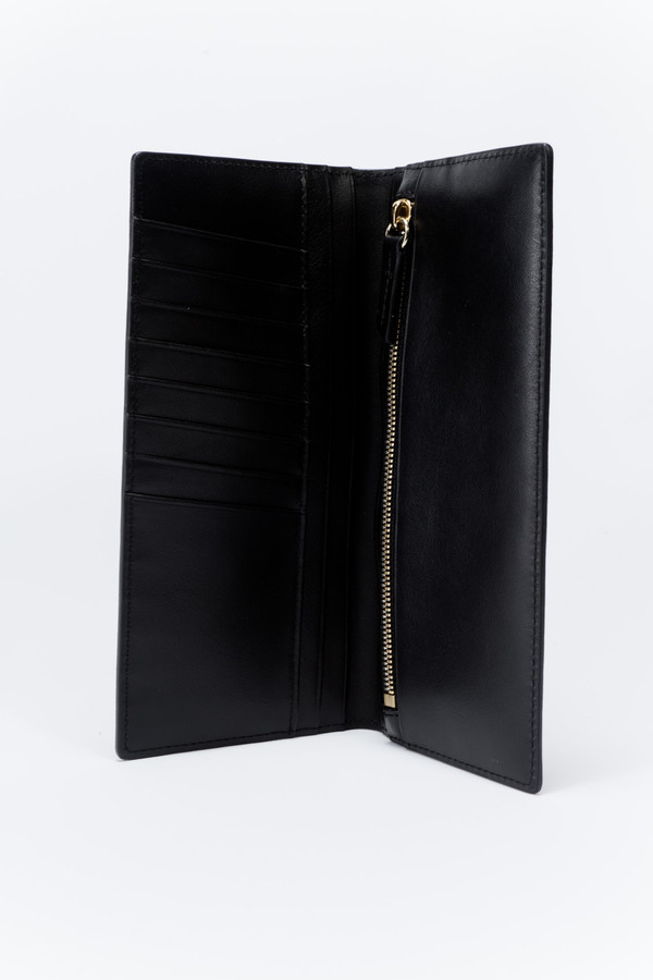 WANT Les Essentiels de la Vie Fleming Vertical Wallet Jet Black WANT Les Essentiels de la Vie Fleming Vertical Wallet Jet Black