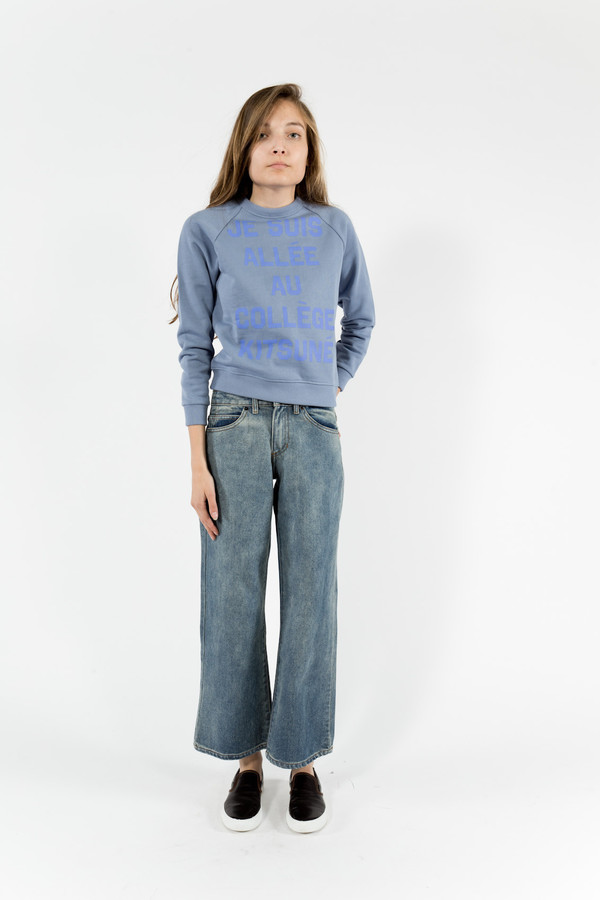 Maison Kitsune Je Suis Allee Sweat Maison Kitsune Je Suis Allee Sweat