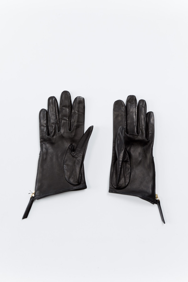 WANT Les Essentiels de la Vie Madeleine Short Zip Glove Black WANT Les Essentiels de la Vie Madeleine Short Zip Glove Black