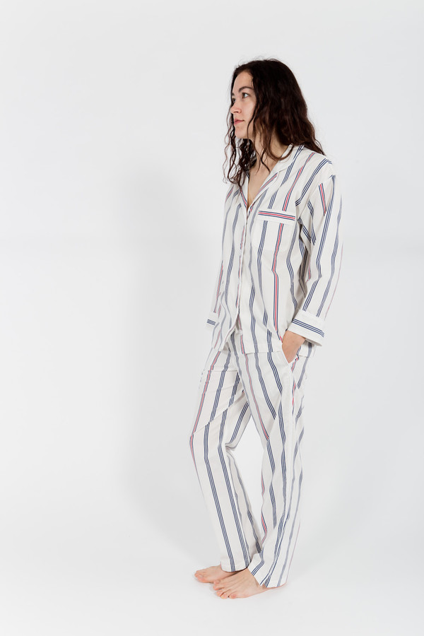 Sleepy Jones Marina Pajama Shirt Sleepy Jones Marina Pajama Shirt