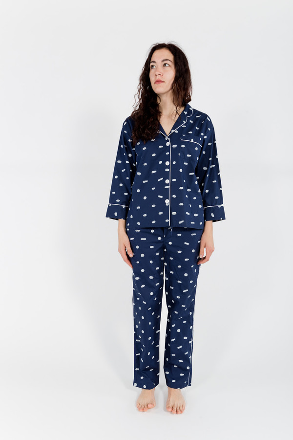 Sleepy Jones Marina Pajama Shirt Sleepy Jones Marina Pajama Shirt