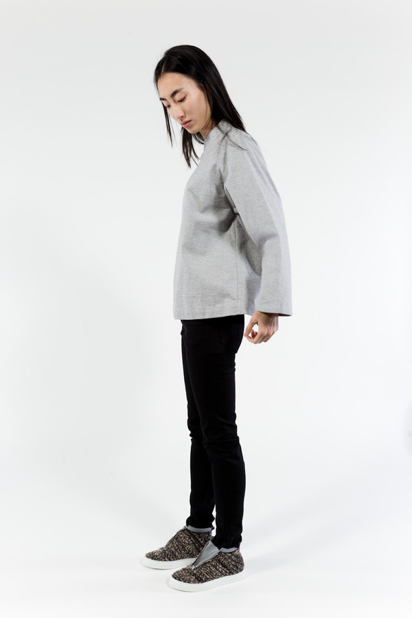 KAAREM Melt Mockneck Loose Top KAAREM Melt Mockneck Loose Top