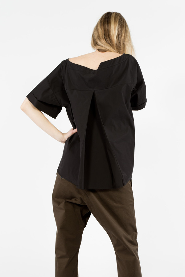 Suzanne Rae Off-Shoulder Button-Up Blouse Suzanne Rae Off-Shoulder Button-Up Blouse