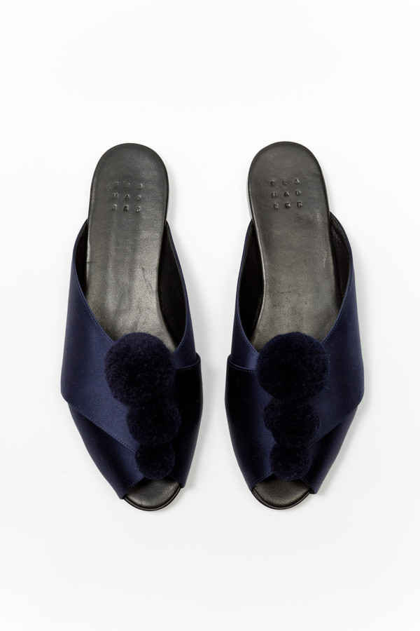 Trademark Pajama Sandal Pom Poms Trademark Pajama Sandal Pom Poms