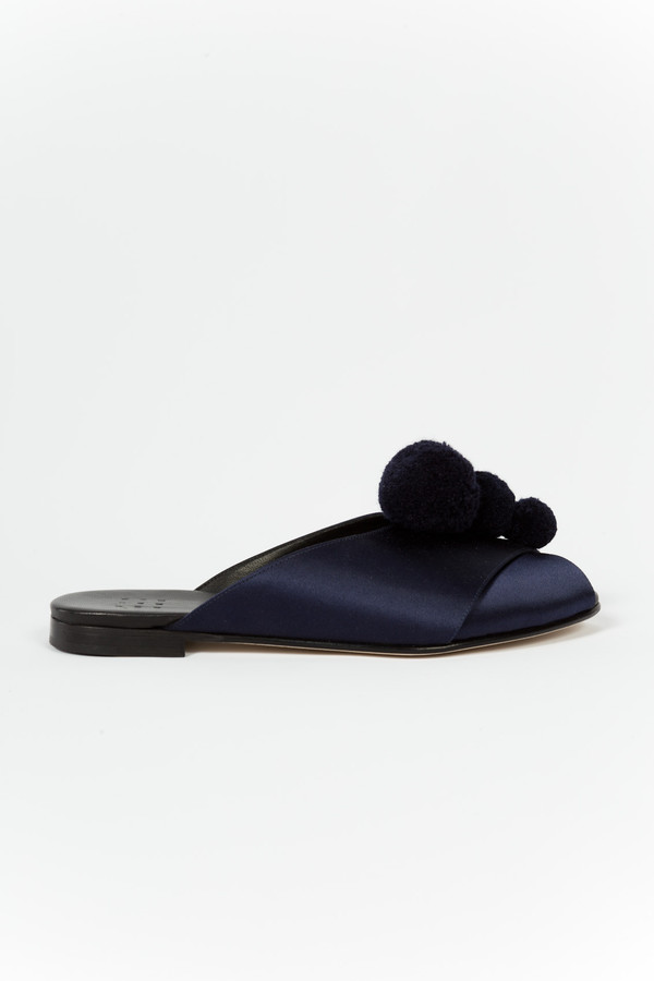 Trademark Pajama Sandal Pom Poms Trademark Pajama Sandal Pom Poms