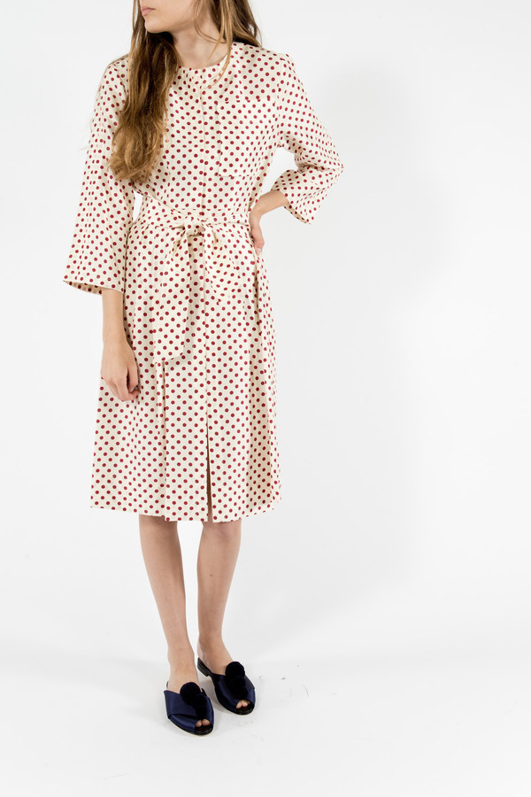 Trademark Polka Dot Silk Dress Trademark Polka Dot Silk Dress